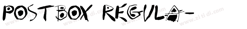 PostBox regula字体转换
